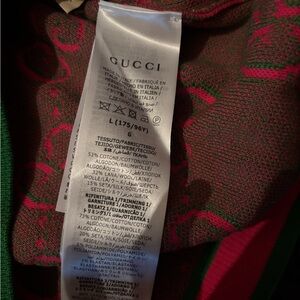 Gucci Pink and Green Knit Cardigan